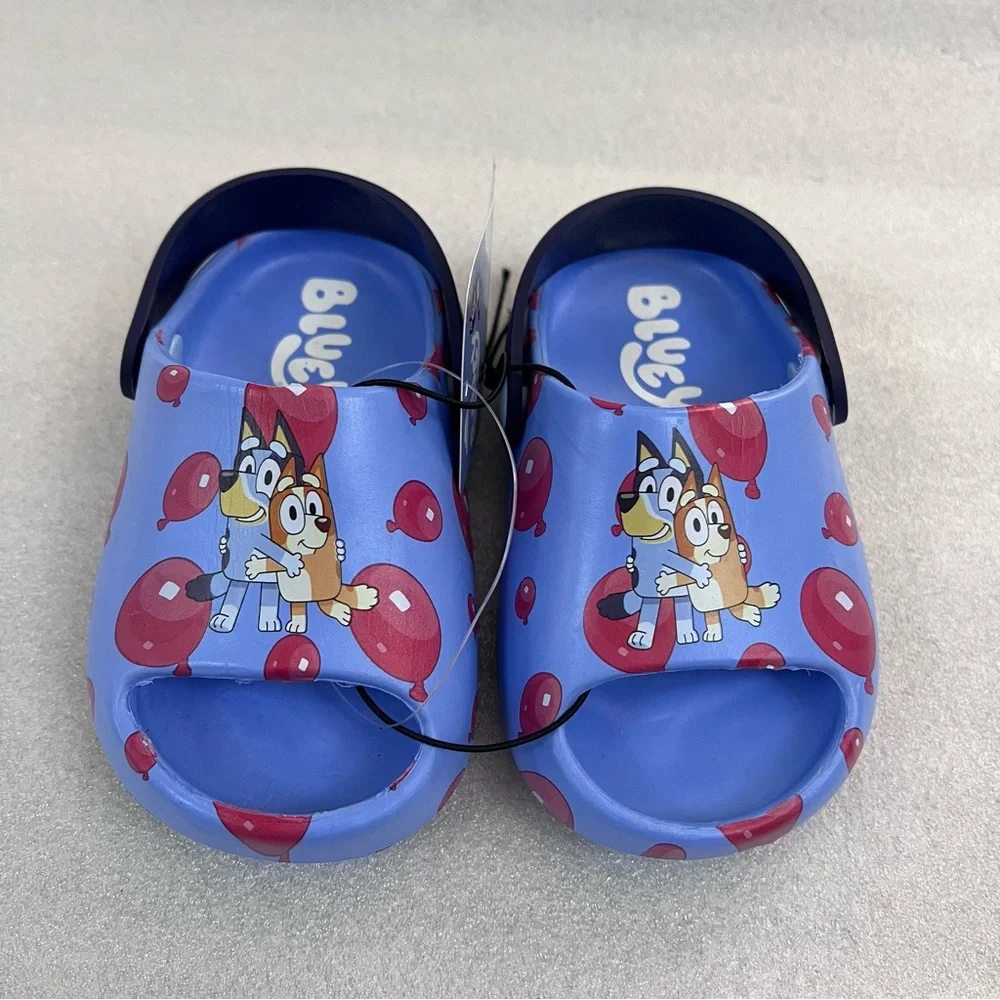 Toddler Bluey Comfort Clog Slide Sandals - Blue size S 5/6 - Picture 2 of 7